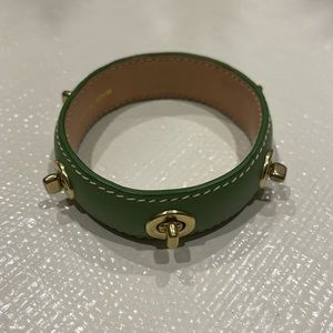 Vintage COACH Turnlock leather cuff